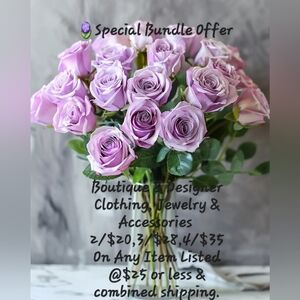 💐Bundle Offer .Boutique & DesignerClothing .AccessoryBoutique Jewelry